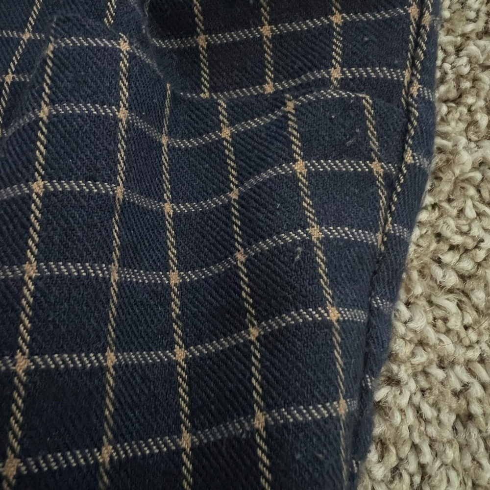 Miss Patina Navy Checkered Pinafore Dress - Picture 2 of 6
